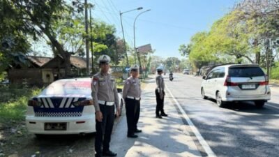 Satlantas Nganjuk Turun ke Jalan, Operasi Patuh Hantam Pelanggar Lalu Lintas
