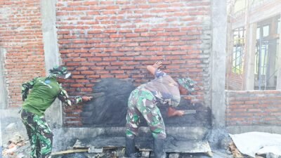 TNI Bangun Musholla dan 5 Sumur Bor, TMMD 125 Bojonegoro Sentuh Hati Warga