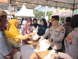 Polres Bojonegoro Sediakan 30 Ton Beras Murah Lewat Gerakan Pangan Murah