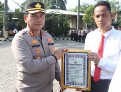 Kapolres Nganjuk Apresiasi 30 Personel Berprestasi Ungkap Sejumlah Kasus Menonjol pada Apel Jam Pimpinan