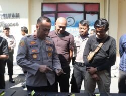 Cegah Penyalahgunaan, Polres Nganjuk Perketat Pemeriksaan Senjata Api