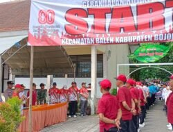Ribuan Peserta Padati Lomba Gerak Jalan HUT ke-80 RI di Kecamatan Balen Bojonegoro