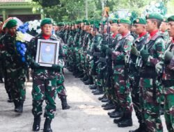 Kasdim 0813 Bojonegoro Pimpin Upacara Pemakaman Jenazah Babinsa Koramil Ngraho