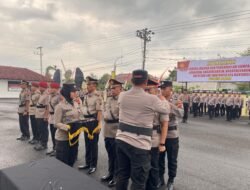 Kapolres Blora Pimpin Sertijab Lima Pejabat, Rotasi Guna Penyegaran Organisasi