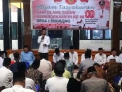 Pemdes Lengkong Balen Dalam Rangka HUT RI ke- 80 Gelar Tasyakuran dan Gema Sholawat