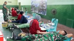 Sambut HUT ke- 80 TNI, Kodim Bojonegoro Gelar Bakti Sosial Donor Darah