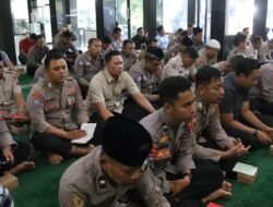 Polres Nganjuk Gelar Binrohtal, Tekankan Pentingnya Ikhlas dalam Menjalankan Tugas Kepolisian