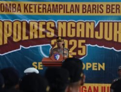 LKBB Kapolres Nganjuk Cup ke-2 Resmi Dibuka, Tantangkan Generasi Muda Tingkatkan Disiplin dan Keselamatan Berlalu Lintas serta Sosialisasi Ops Zebra Semeru 2025