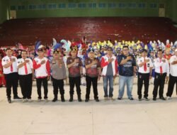 Kejurkab Drumband 2025 Resmi Dibuka, PDBI Nganjuk Gandeng Polres Nganjuk Hadirkan Ajang Prestasi Pelajar