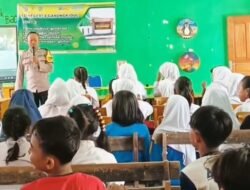 Unit Binmas Polsek Nganjuk Kota Beri Penyuluhan Wawasan Kebangsaan dan Bahaya Cyber Bullying