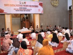 HUT Reserse ke-78, Satreskrim Bojonegoro Gelar Santunan Yatim dan Bansos