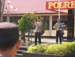 Pimpin Apel Pertama, Kombespol Agung Setyo Nugroho S.I.K : Semoga Polres Tuban Bisa Berjalan Denga Baik Dan Benar