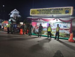 Jamin Keamanan Jemaat, Personel Pos Pam Gereja Willibrordus Cepu Perketat Penjagaan dan Arus Lalu Lintas