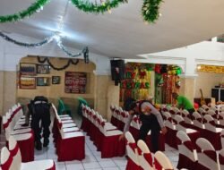 Beri  Rasa Nyaman, Satgas Preventif Polres Blora Amankan Ibadah Natal di GPdI Blora