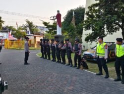 Polres Blora Perketat Pengamanan Gereja St. Pius X, Pastikan Ibadah Natal Berjalan Kondusif