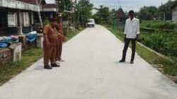 Pembangunan Jalan Rigid Beton Desa Kemiri Warga Menyambut Positip, Dan Camat Malo Pastikan Pembangunan Sudah Sesuai Spek
