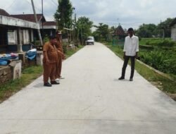 Pembangunan Jalan Rigid Beton Desa Kemiri Warga Menyambut Positip, Dan Camat Malo Pastikan Pembangunan Sudah Sesuai Spek