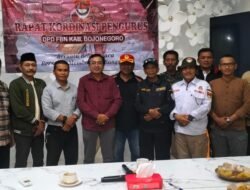Forum Bela Negara DPD Bojonegoro Gelar Rapat Kordinasi Untuk Persiapan Pelantikan