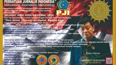 PJI Serukan Pers Jadi Agen Kebenaran pada Puncak Hari Pers Nasional 2026