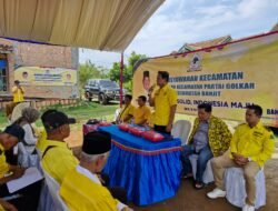 Usai Gelar Muscam Partai Golkar Kecamatan Banjit Way Kanan, Darlian Pone Melakukan Gerakan Lampung Menanam