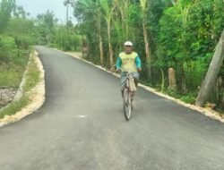 Warga Dukuh Kidul Ngasem Menyambut Positip Dengan Adanya Jalan Aspal BKKD