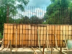 Cuaca Ekstrem Dan Banjir Membuat Lambat Pembangunan Jembatan Buntalan Temayang