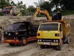 Galian C Diduga Tidak Mengantongi Ijin Bebas Beroperasi di Sugihwaras Ngraho