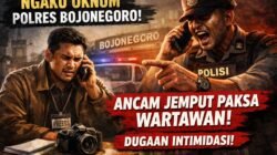 Ngaku Oknum Polres Bojonegoro “indra” , Ancam Jemput Paksa Wartawan – Dugaan Intimidasi Picu Sorotan.
