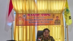 PD AMPG Way Kanan Gelar Rakor Persiapan Muscam Partai Golkar se-Kabupaten Way Kanan