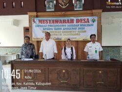 Desa Manukan Bojonegoro Gelar Laporan Realisasi APBDesa Tahun 2025