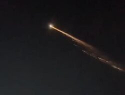 Warga Lampung Mendadak Heboh, Dengan Adanya Benda Misterius Melintas Diatas Langit Mereka