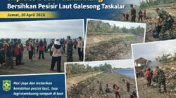 Tripides Desa Palalakkang Gelar Kerja Bakti Bersihkan Pesisir Laut