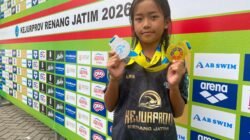 Raih 1 Medali Emas, 1 Perak 2 Perunggu, Alifia Ratu Askha Torehkan Prestasi Gemilang di Kejurprov Renang 2026
