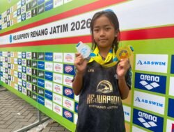 Raih 1 Medali Emas, 1 Perak 2 Perunggu, Alifia Ratu Askha Torehkan Prestasi Gemilang di Kejurprov Renang 2026
