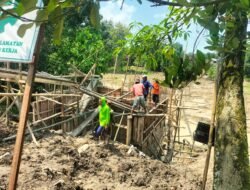 Proyek Jembatan Desa Ngrejeng Purwosari Bernilai Milyaran, Lambat Dalam Pengerjaan