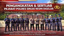 Kapolres Sinjai Pimpin Upacara Pengangkatan dan Serah Terima Jabatan Pamen dan Pama