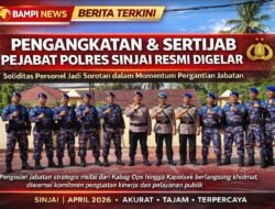 Kapolres Sinjai Pimpin Upacara Pengangkatan dan Serah Terima Jabatan Pamen dan Pama