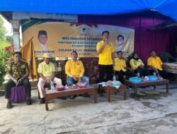Darlian Pone Buka Muscam PK Partai Golkar Kecamatan Kasui, Dilanjutkan Gerakan Lampung Menanam