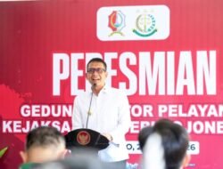 Bupati Setyo Wahono Hadir Dalam Peresmian Kantor Pelayanan Publik Kejari Bojonegoro