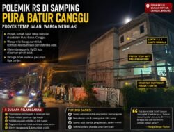 Diduga Langgar Norma Adat, Proyek RS Dekat Pura Batur Canggu Tuai Sorotan