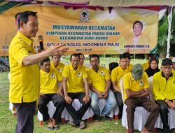 Darwis Nahkodai PK Partai Golkar Bumi Agung, Dr Darlian Pone Tekankan Penguatan Soliditas Kader