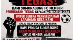 Pemuda Sumuragung Bergerak: Tuntut Pemerintah Desa Tuntaskan Lapangan Sepak Bola