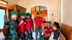 Prajurit Yonif TP 885/Belibis Putih Gelar Pengobatan Massal dan Donor Darah Sambut Hari Juang TNI AD ke-80