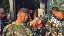 Tengah Lari Ketahanan, Prajurit Yonif TP 885 Hentikan Latihan Demi Selamatkan Warga