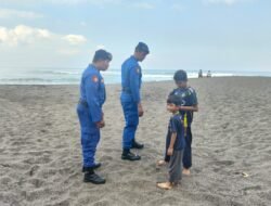Libur Manis Galungan, Satpolairud Polres Badung Intensifkan Patroli di Pantai Munggu hingga Seseh