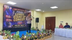 Kapolsek Kerambitan Raih Juara 1 Kategori Polri Lomba StandUp Comedy di Polda Bali dalam rangka Memeriahkan Hari Bhayangkara ke – 80