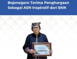 Rahmat Junaidi dari Inspektorat Bojonegoro Terima Penghargaan Sebagai ASN Inspiratif dari BKN