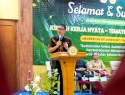 Bupati Setyo Wahono Lepas 721 Mahasiswa KKN Unigoro, Siap Bangun Kawasan Hutan Selatan Bojonegoro Berbasis Pemberdayaan