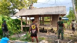 Rehabilitasi RTLH TMMD Ke-129 Dimulai, TNI dan Warga Kompak Bongkar Rumah Lama
