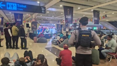 Polres Bandara Ngurah Rai Pastikan Keamanan Nobar Final Piala Dunia 2026 di Terminal Internasional